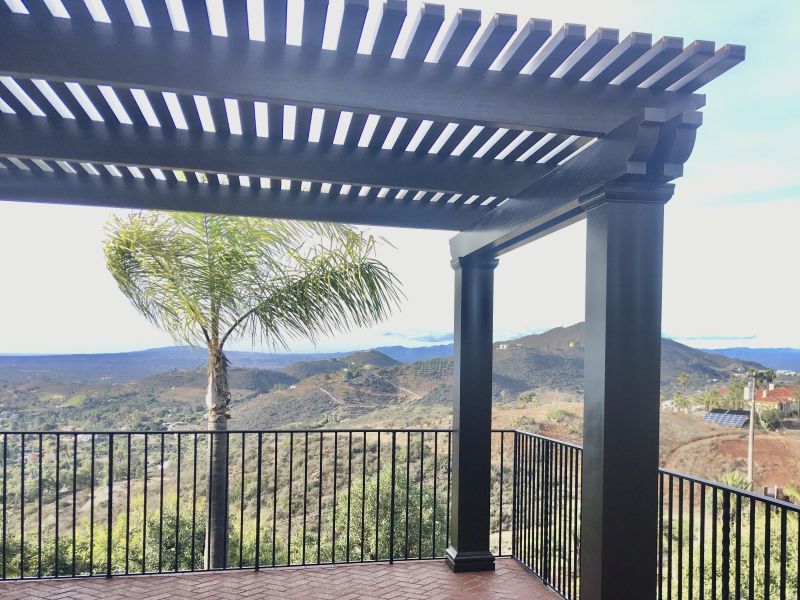Alumawood lattice patio cover in Wildomar